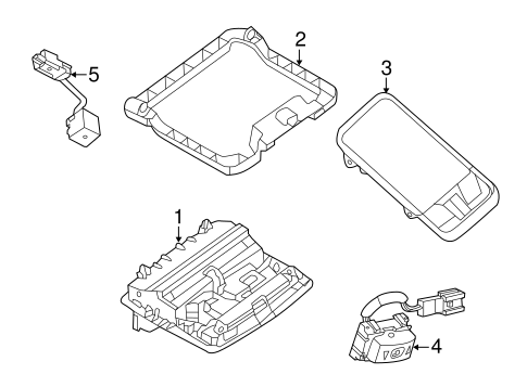 Overhead Console for 2018 Nissan Rogue #0