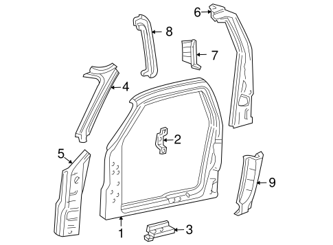 Body/Uniside for 2003 Ford F-150 #2