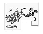 Headlamp Assembly- PART NUMBER CHANGED TO 19351932 Headlamp Assembly- PART NUMBER CHANGED TO 19351932