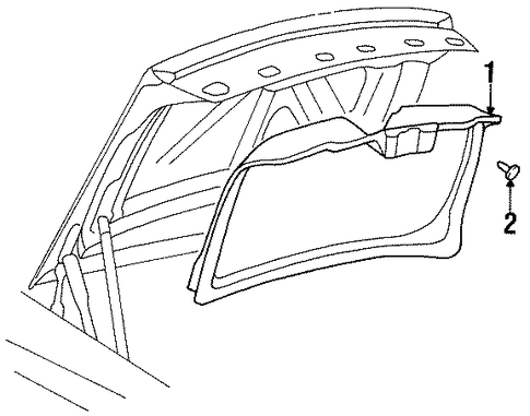 Aurora INTERIOR TRIM - TRUNK