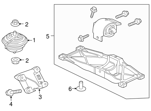 XJ ENGINE & TRANS MOUNTING