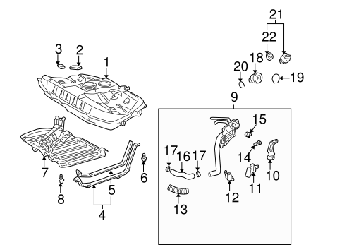 FUEL SYSTEM/FUEL SYSTEM COMPONENTS for 2003 Toyota Celica #2