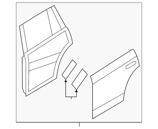 31402381 Деталь DOOR SHELL, RIGHT