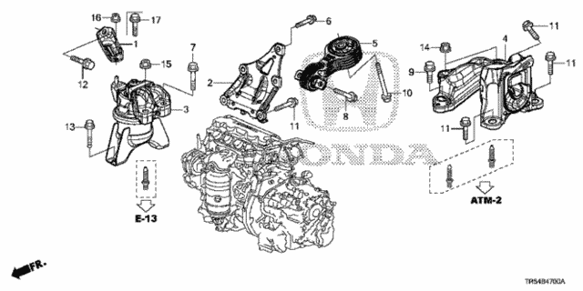 Engine Mounts for 2012 Honda Civic #0