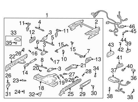 Body/Tracks & Components for 2005 Buick LeSabre #2