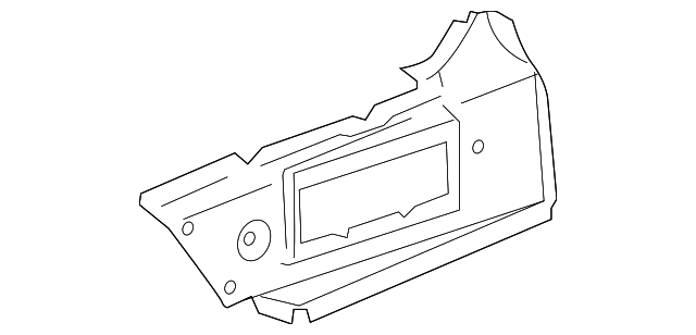 15829254 Деталь LOWER FILLER, LEFT