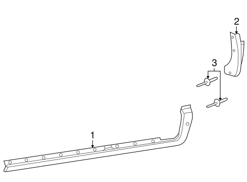 Dakota EXTERIOR TRIM - CAB