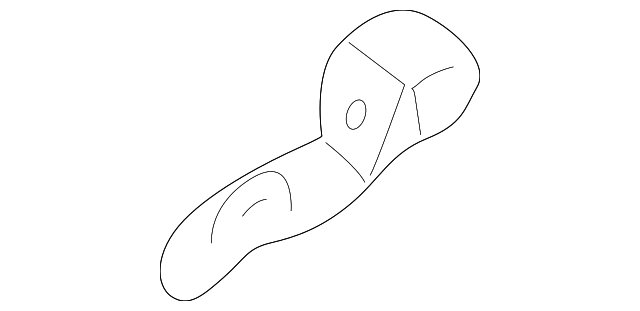 8611711 Деталь LOCK BRACKET, LEFT