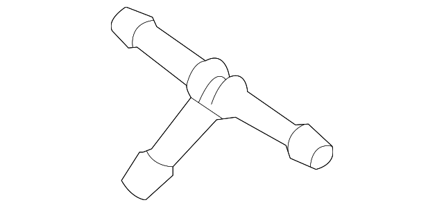 2T1Z-17A601-A WASHER HOSE T-CONNECTOR
