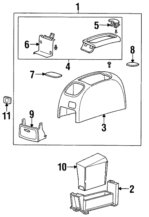 Windstar CENTER CONSOLE