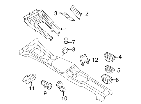 Panamera FRONT CONSOLE 2