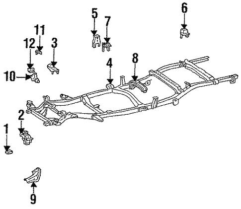 Body/Frame for 1994 Toyota T100 #3