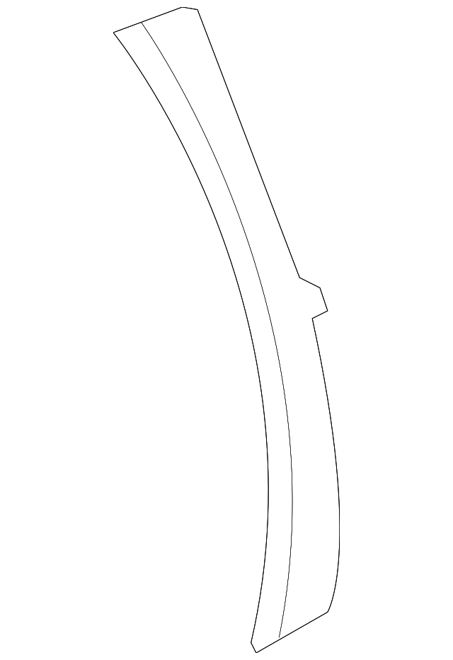 991-555-185-01-DE1 Деталь PILLAR COVER, LEFT