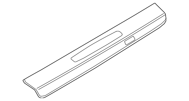 991-555-303-24-1E0 Деталь SCUFF PLATE, LEFT