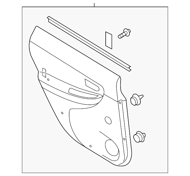 32009285 Деталь DOOR TRIM PANEL, RIGHT
