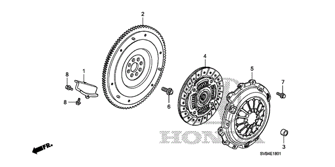 ENGINE/CLUTCH (2.0L) for 2010 Honda CIVIC COUPE #1