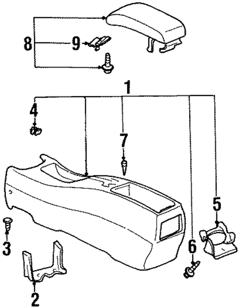 Prizm REAR CONSOLE 2