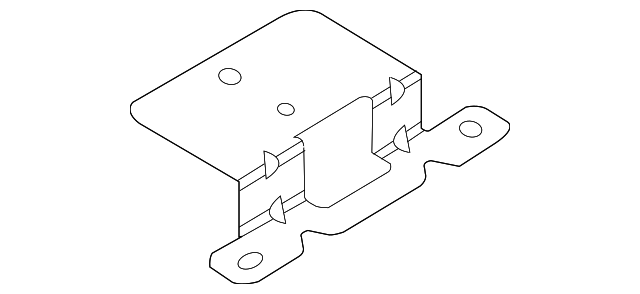 YQU000070 Деталь CONTROL MODULE BRACKET