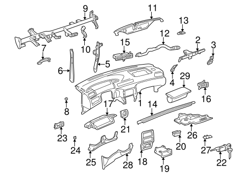 ELECTRICAL/IGNITION LOCK for 1998 Toyota Camry #2