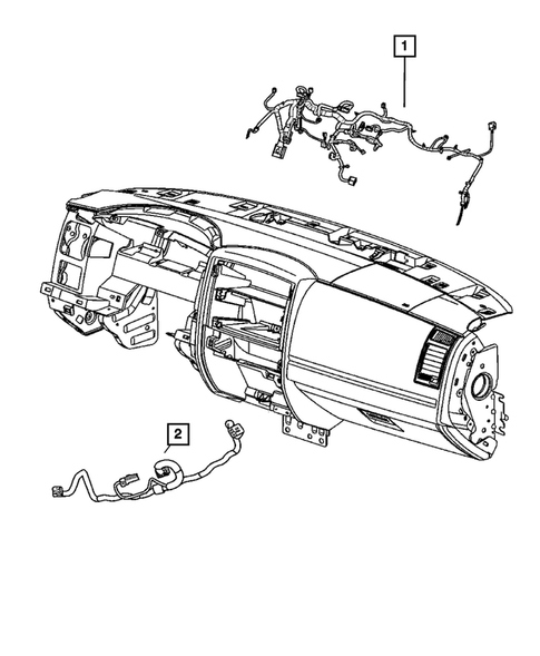 Wiring-Instrument Panel for 2009 Dodge Dakota #0