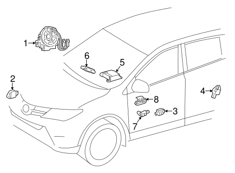 ELECTRICAL/AIR BAG COMPONENTS for 2013 Toyota RAV4 #1