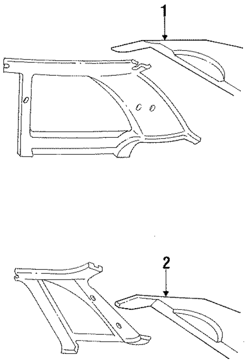 Topaz INTERIOR TRIM - REAR BODY