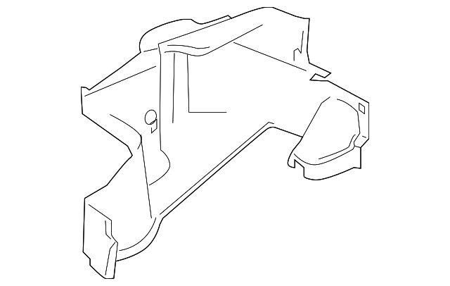 8R3Z-7645422-CA Деталь SIDE TRIM PANEL, RIGHT
