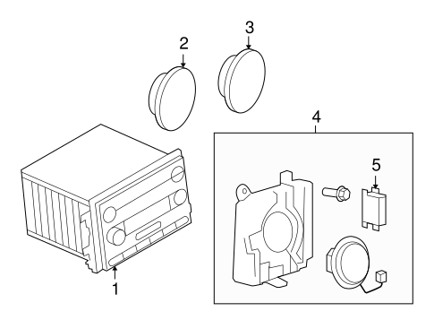 Body/Sound System for 2008 Ford Explorer Sport Trac #1