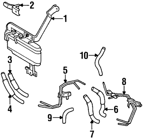 COOLING SYSTEM/TRANS OIL COOLER for 1996 Toyota Avalon #1