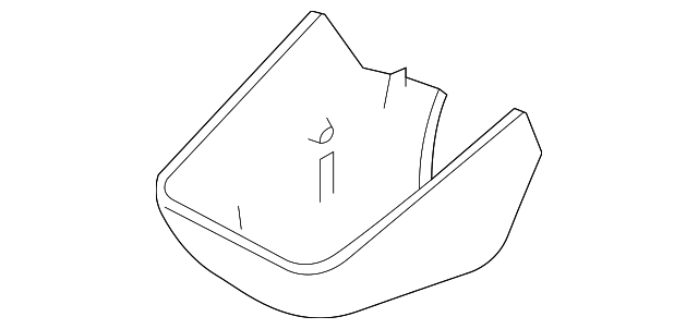 T2R10843 Деталь MIRROR INSIDE LOWER COVER