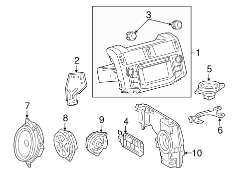 BODY/SOUND SYSTEM for 2015 Toyota 4Runner #1