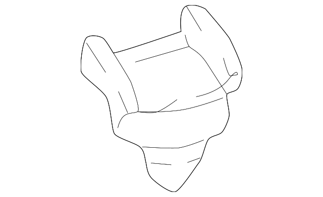 10297371 Деталь WHEEL OPNG MLDG RETAINER, RIGHT