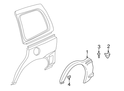 Trans Sport EXTERIOR TRIM - SIDE PANEL