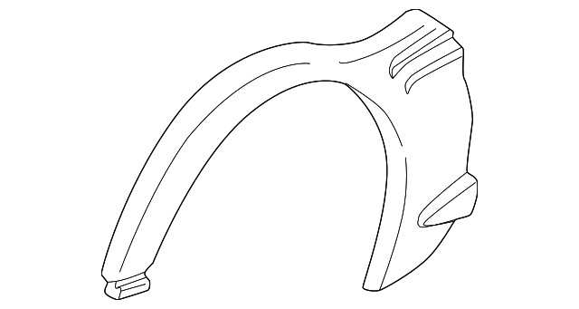 12453313 Деталь WHEEL OPNG MLDG, RIGHT