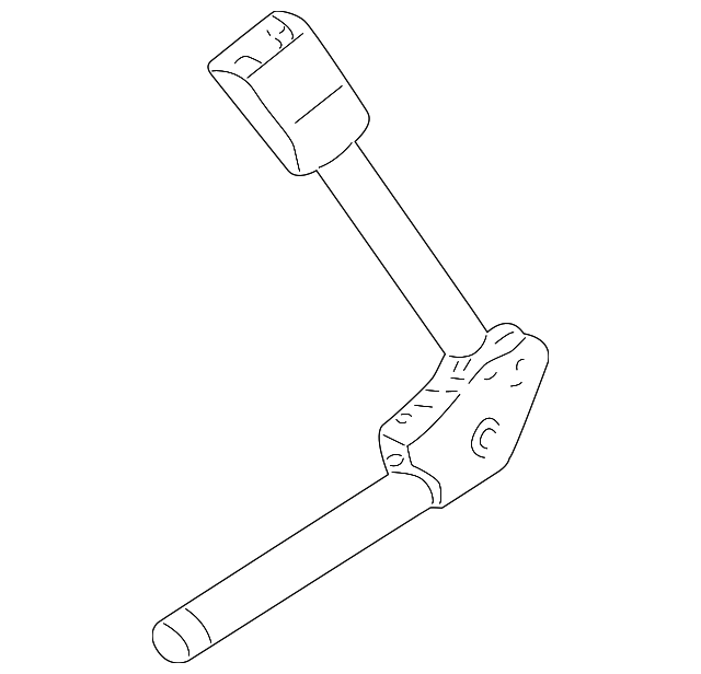 6S4Z-6161203-A Деталь BUCKLE END, LEFT