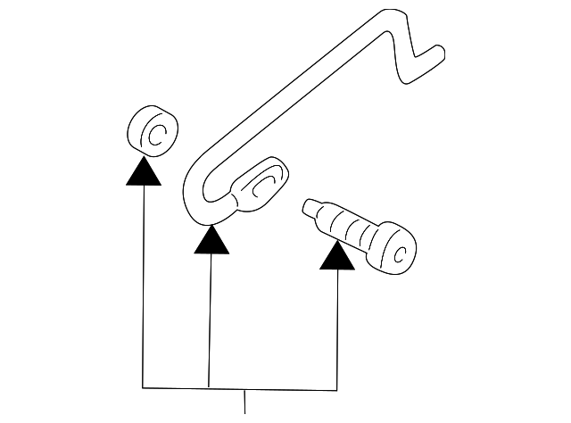 6S4Z-61611C46-A Деталь HEIGHT ADJUSTER, RIGHT