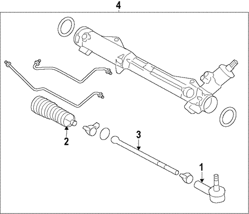 Steering/P/S Pump & Hoses for 2010 Ford Mustang #1