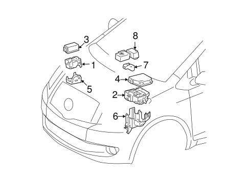 ELECTRICAL/FUSE & RELAY for 2011 Toyota Yaris #1