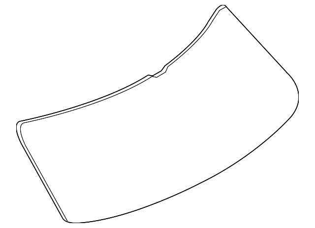 GA1Z-5842006-A Деталь LIFT GATE GLASS