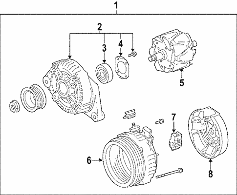 Electrical/Alternator for 2010 Toyota RAV4 #2