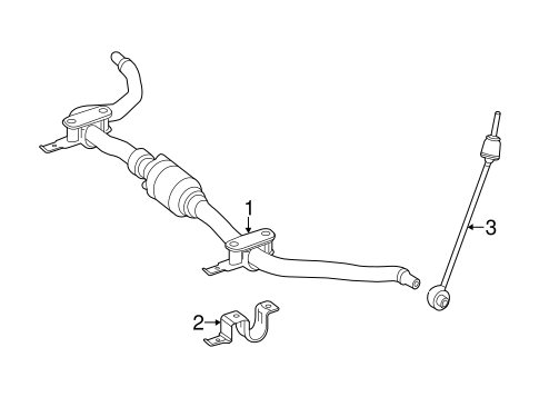 Stabilizer Bar & Components for 2019 Mercedes-Benz GLS 450 #0