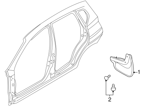 G3 EXTERIOR TRIM - QUARTER PANEL