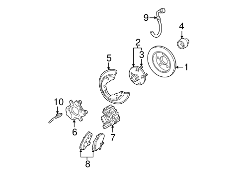 Brakes/Rear Brakes for 2001 Ford Taurus #3
