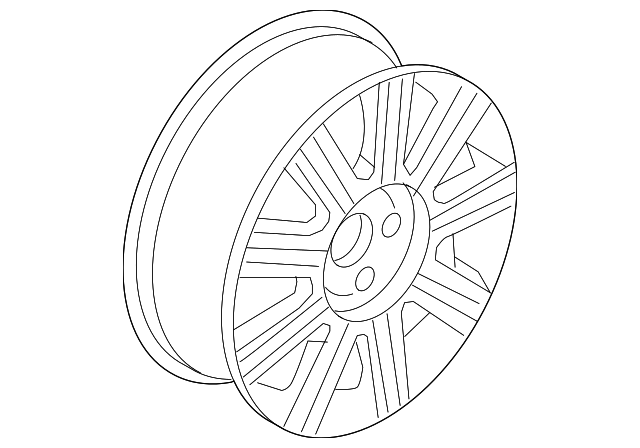 6F2Z-1007-JA WHEEL, ALLOY