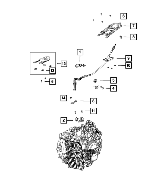 Gearshift Controls and Related Parts for 2015 Jeep Renegade #0