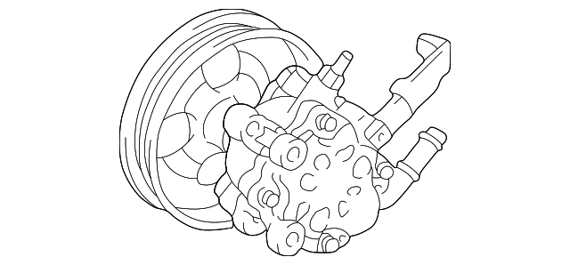 88970127 Деталь POWER STEERING PUMP