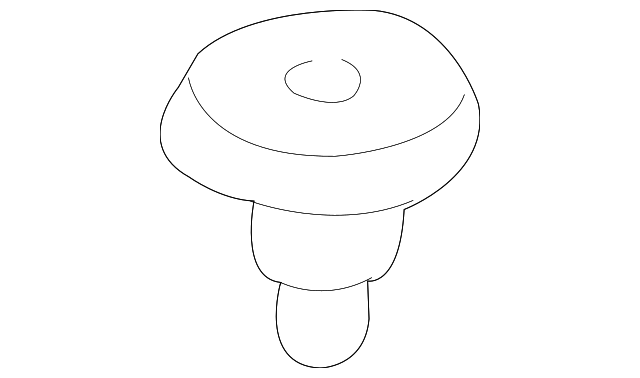 YS4Z5420586AA Деталь UPPER CHANNEL RETAINER SCREW, LEFT