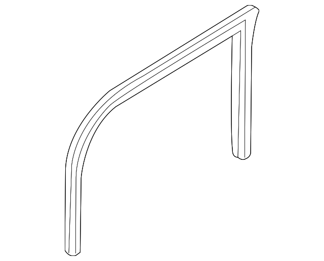 YS4Z5425767AB Деталь UPPER CHANNEL, LEFT