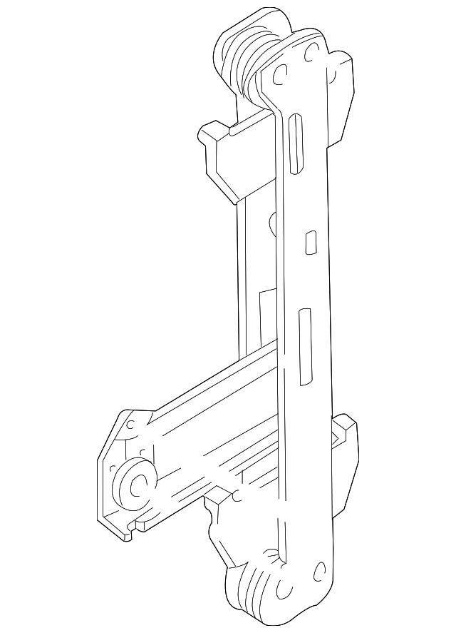 2M5Z-5427001-AA Деталь MANUAL REGULATOR, LEFT