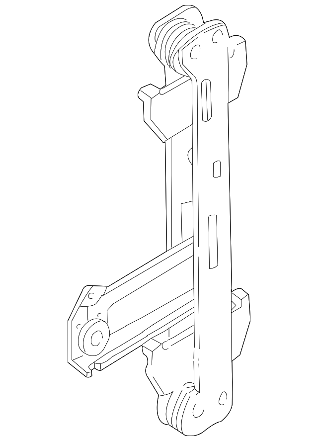 6S4Z-5427001-A Деталь POWER REGULATOR, LEFT